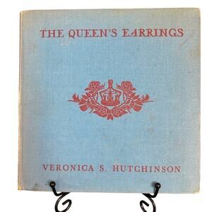 RARE VTG 1938 First Edition, The Queens Earrings by V.S. Hutchinson, HC